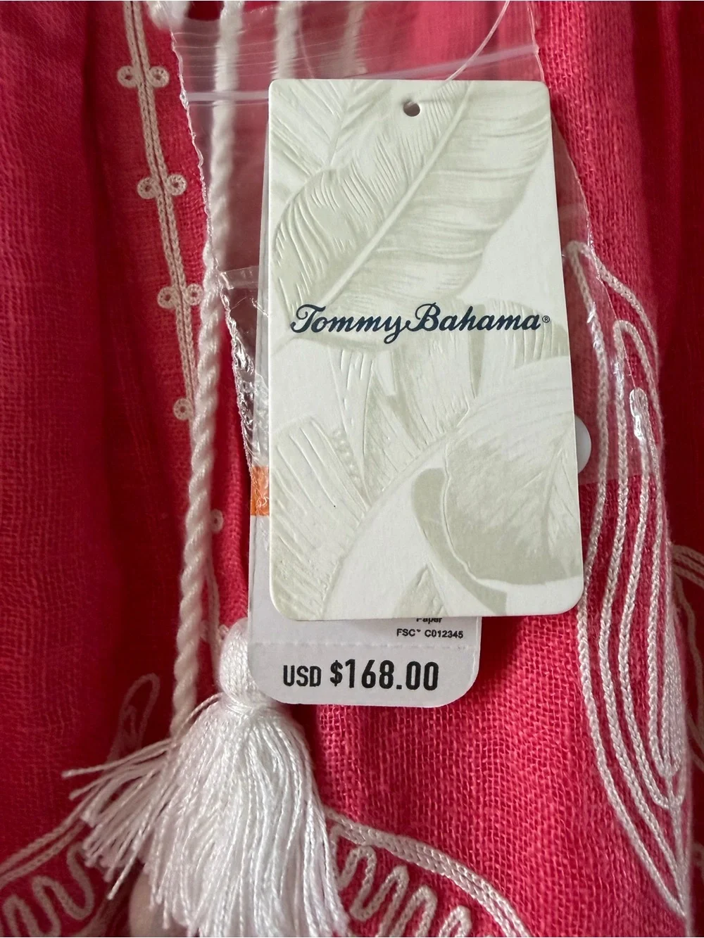 Tommy Bahama Coral Embroidered Swim Coverup